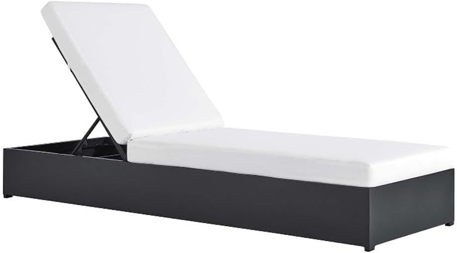 Aluminum Patio Chaise Weather Resistant Cushion Sunbed