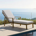Aluminum Adjustable Pool Chaise Lounge Cushion Chairs